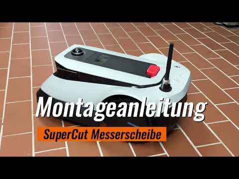 Messerscheibe für Ecovacs Goat Edelstahl / Aluminium für alle Modelle